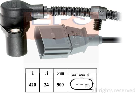 MDR EPS-1953 320 - Crankshaft position sensor, RPM car-mod.net