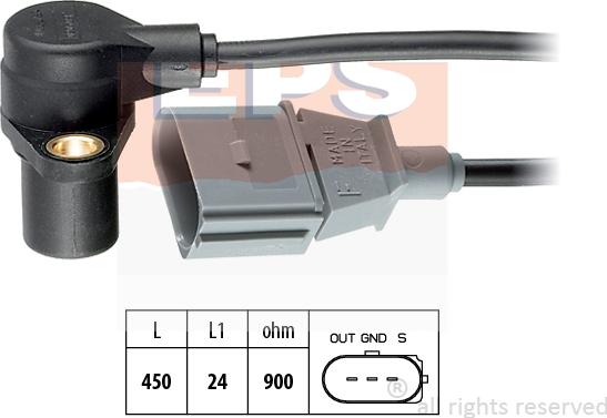 MDR EPS-1953 205 - Crankshaft position sensor, RPM car-mod.net