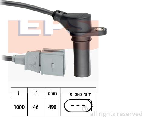 MDR EPS-1953 218 - Crankshaft position sensor, RPM car-mod.net