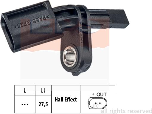 MDR EPS-1960 006 - ABS sensor, wheel speed car-mod.net