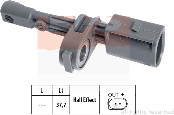 MDR EPS-1960 134 - ABS sensor, wheel speed car-mod.net