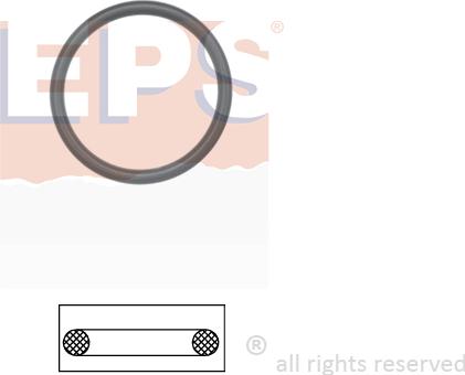 MDR EPS-1890 660 - Gasket, thermostat car-mod.net