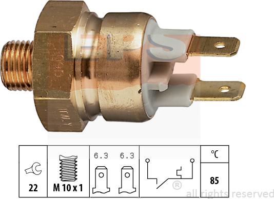 MDR EPS-1840 056 - Coolant temperature Sensor car-mod.net