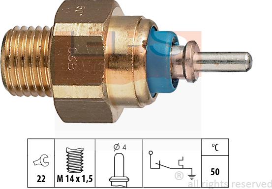 MDR EPS-1840 070 - Coolant temperature Sensor car-mod.net