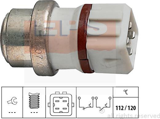 MDR EPS-1840 107 - Coolant temperature Sensor car-mod.net