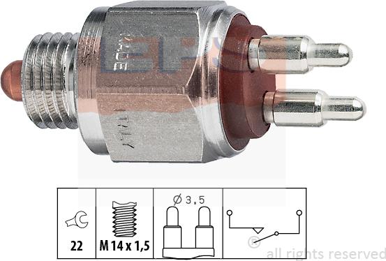 CARRO 061904802 - Reverse light Switch car-mod.net