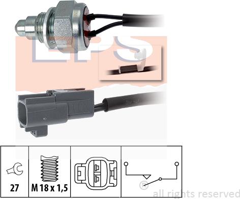 MDR EPS-1860 261 - Reverse light Switch car-mod.net