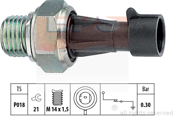 MDR EPS-1800 096 - Sender Unit, oil pressure car-mod.net