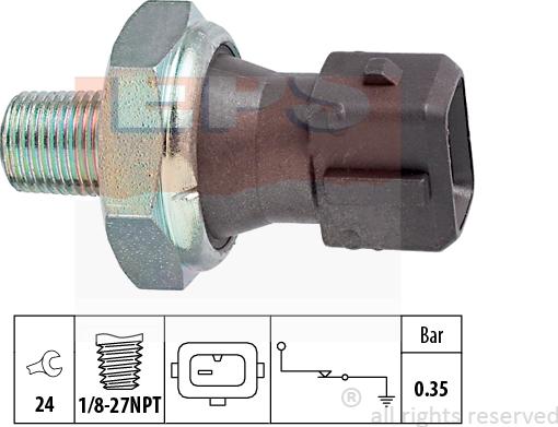 MDR EPS-1800 091 - Sender Unit, oil pressure car-mod.net