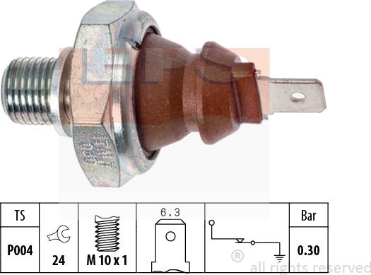 MDR EPS-1800 008 - Sender Unit, oil pressure car-mod.net