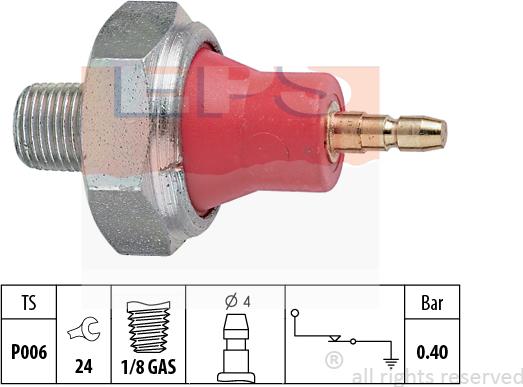 MDR EPS-1800 015 - Sender Unit, oil pressure car-mod.net