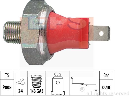 MDR EPS-1800 017 - Sender Unit, oil pressure car-mod.net