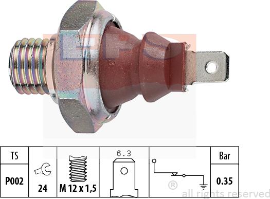 MDR EPS-1800 026 - Sender Unit, oil pressure car-mod.net