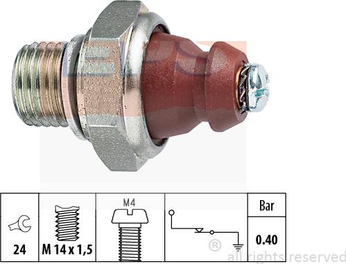 MDR EPS-1800 074 - Sender Unit, oil pressure car-mod.net