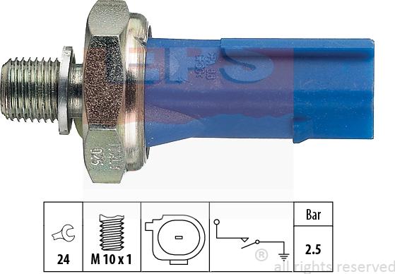 MDR EPS-1800 192 - Sender Unit, oil pressure car-mod.net