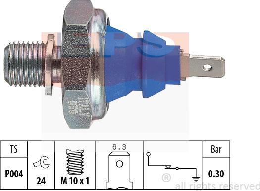 MDR EPS-1800 108 - Sender Unit, oil pressure car-mod.net