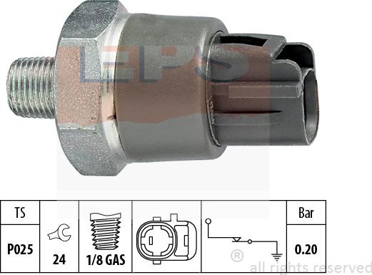 MDR EPS-1800 114 - Sender Unit, oil pressure car-mod.net