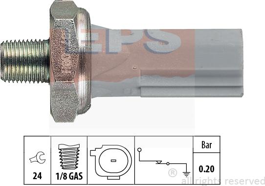 MDR EPS-1800 187 - Sender Unit, oil pressure car-mod.net