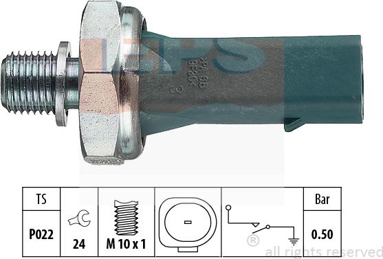 MDR EPS-1800 139 - Sender Unit, oil pressure car-mod.net