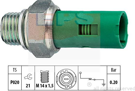 MDR EPS-1800 131 - Sender Unit, oil pressure car-mod.net
