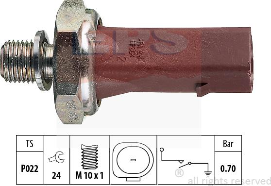 MDR EPS-1800 132 - Sender Unit, oil pressure car-mod.net