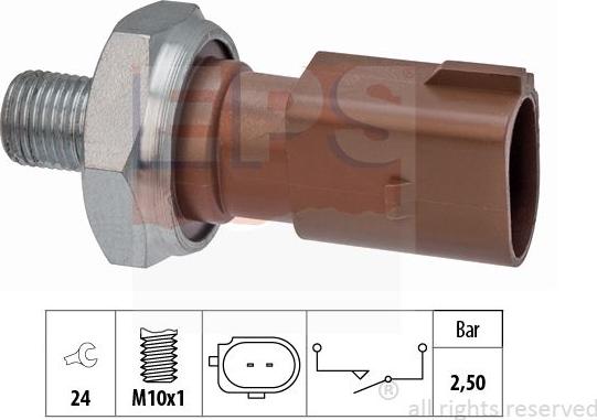 MDR EPS-1800 205 - Sender Unit, oil pressure car-mod.net