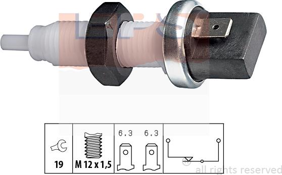 MDR EPS-1810 000 - Brake Light Switch / Clutch car-mod.net