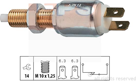 MDR EPS-1810 025 - Brake Light Switch / Clutch car-mod.net