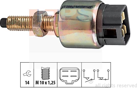 MDR EPS-1810 125 - Brake Light Switch / Clutch car-mod.net
