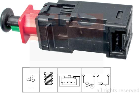 MDR EPS-1810 208 - Brake Light Switch / Clutch car-mod.net