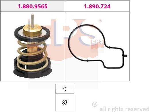 MDR EPS-1880 956 - Coolant thermostat / housing car-mod.net
