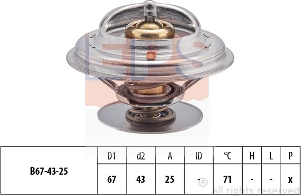 MDR EPS-1880 979S - Coolant thermostat / housing car-mod.net