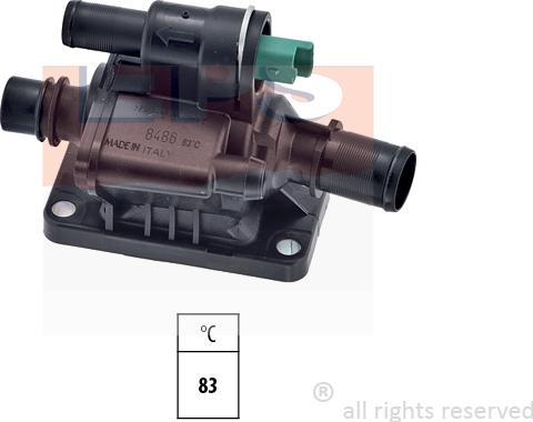 MDR EPS-1880 486 - Coolant thermostat / housing car-mod.net