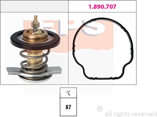 MDR EPS-1880 805 - Coolant thermostat / housing car-mod.net