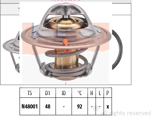 MDR EPS-1880 376S - Coolant thermostat / housing car-mod.net
