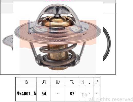 MDR EPS-1880 268S - Coolant thermostat / housing car-mod.net