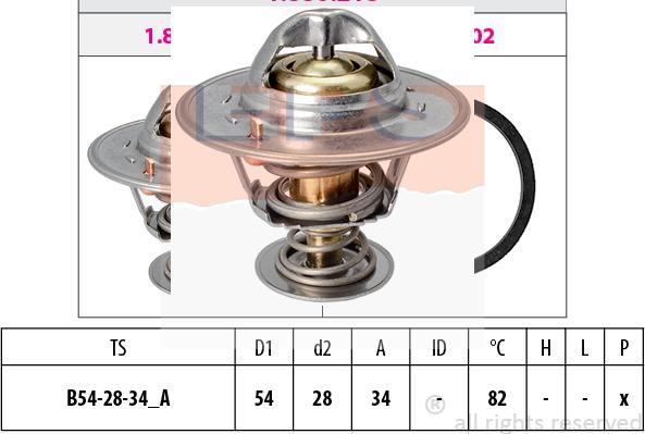 MDR EPS-1880 218S - Coolant thermostat / housing car-mod.net