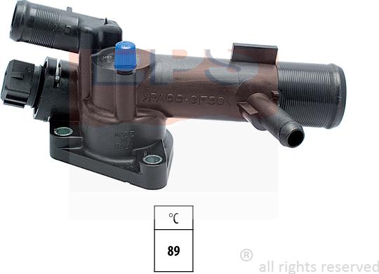 MDR EPS-1880 707 - Coolant thermostat / housing car-mod.net