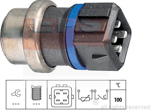 MDR EPS-1830 536 - Coolant temperature Sensor car-mod.net