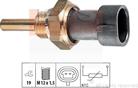 MDR EPS-1830 098 - Coolant temperature Sensor car-mod.net
