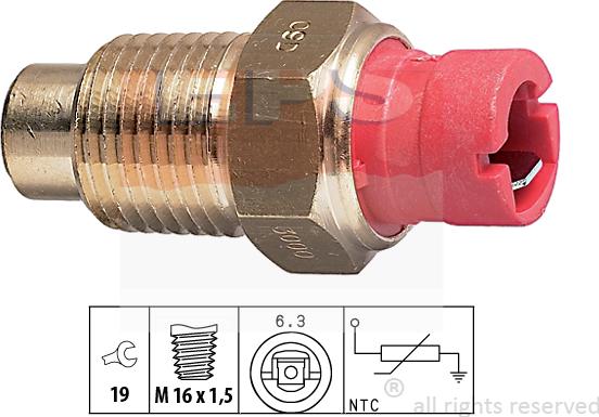 MDR EPS-1830 000 - Coolant temperature Sensor car-mod.net