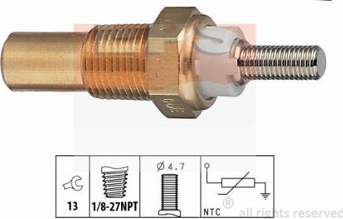 MDR EPS-1830 010 - Coolant temperature Sensor car-mod.net