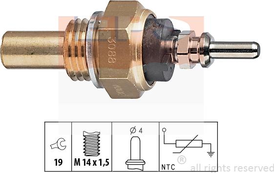 MDR EPS-1830 088 - Coolant temperature Sensor car-mod.net