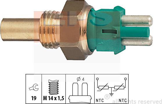 MDR EPS-1830 140 - Coolant temperature Sensor car-mod.net