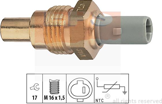 MDR EPS-1830 161 - Coolant temperature Sensor car-mod.net
