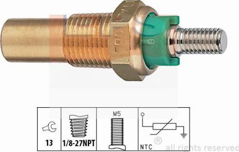 MDR EPS-1830 136 - Coolant temperature Sensor car-mod.net