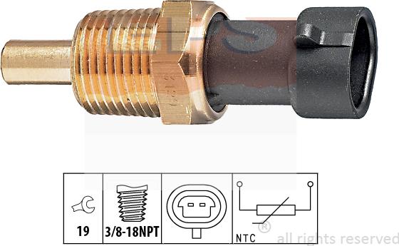MDR EPS-1830 129 - Coolant temperature Sensor car-mod.net