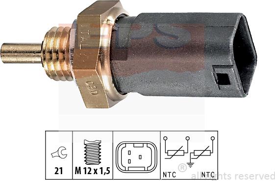 MDR EPS-1830 252 - Coolant temperature Sensor car-mod.net