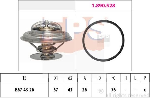 MDR EPS-1879 996 - Coolant thermostat / housing car-mod.net