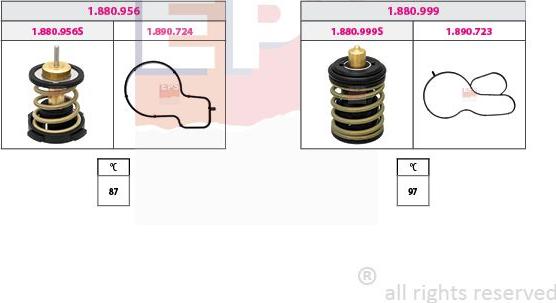 MDR EPS-1879 984 - Coolant thermostat / housing car-mod.net